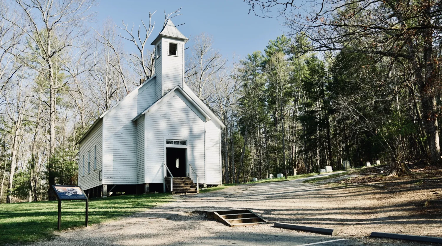5 Abandoned Places In The Smoky Mountains That Still Exist 3 white church in cades cove